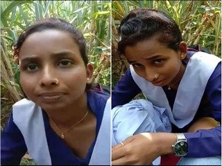 A individual peek of an Indian woman and her accomplice in the superb outdoors