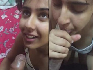 Practice the sensual sounds of a desi gf providing a blowjob