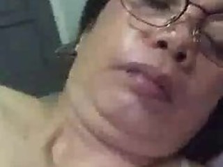 Grandmother's Filipina beauty on showcase