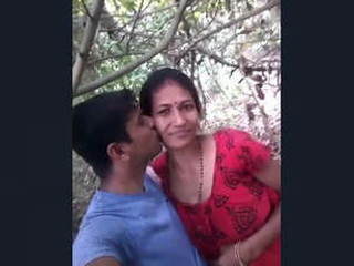 Bhabi and devar play in public
