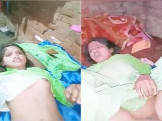 School lady gets a harsh boning in a village setting