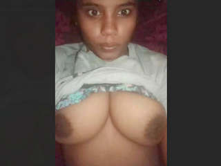 Love a Tamil girl's  muff and petite hooters in HD flick
