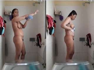 Bhabhi's naughty bathing suit video for her paramour