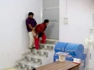 Caught in the act: Office duo gets busted by CCTV