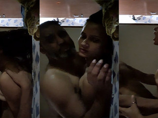 Indian village girl gets torn up by her tutor in a red-hot video