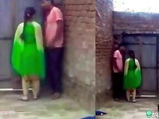 Security camera  schoolchildren smooching in the background at school, Desi MMC Gonzo