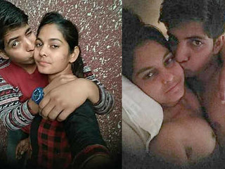 Indian duo indulges in voluptuous kissing and foreplay