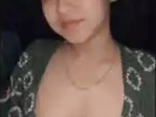 Sumptuous gal with massive tits demonstrates