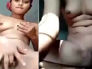 Amanda Pink's naked mms  of fingering and eating pussy