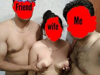 wifey and her mate share a humungous cock in a molten threeway
