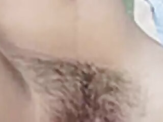 Pakistani Teenager Female Massages Cooter with Massive Dark-hued Man meat