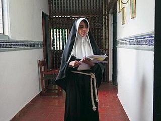 Nun gets predominated in a deep gender gig with a harsh colleague