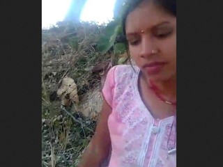 Country girl's outdoor adventure: grabbed by her lovers
