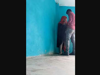 Muslim woman in hijab undergarments gets caught on camera having orgy