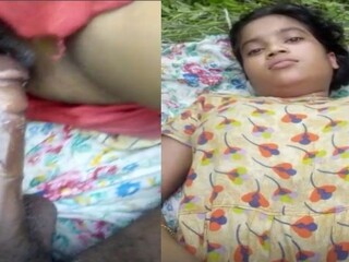 Outdoor  inbetween a country woman and her lover