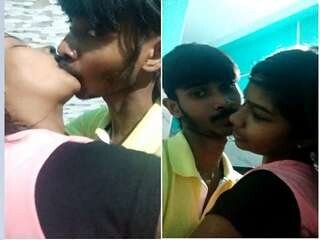Desi duo shares a sultry smooch in sofa
