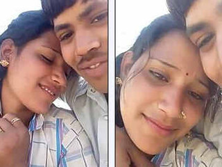Indian paramour smooches and touches hooters in public