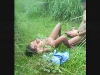 Desi couple gets caught having fuck-fest and abased by villagers