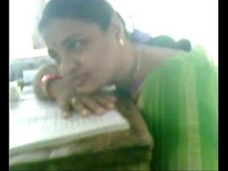 Telugu aunty's secret appointment under the table