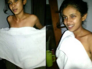 Sri Lankan cutie Sanuri's bunny fun