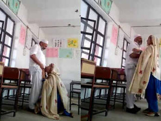 Pak school principal and youthfull lecturer engage in sexual action