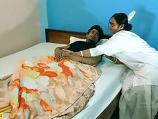 Desi nurse's hot orgy in the hospital with a patient who wants to be let out