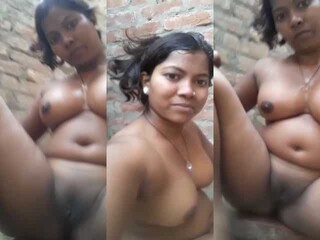 Shaved divorced aunt flaunts her bare  in the shower