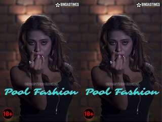 Fashionable Swimsuits in the Pool