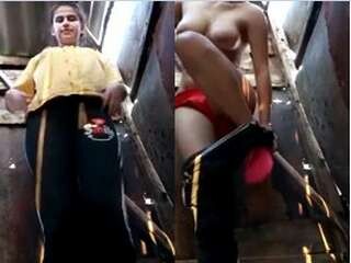 Desi damsel from the countryside disrobes nude for money Part 1